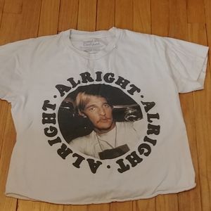 Cropped dazed&confused shirt